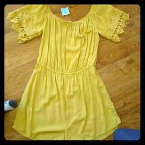 Off the shoulder romper